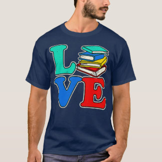 T-shirt Amateurs de livres Vintage livre Lover Idée cadeau