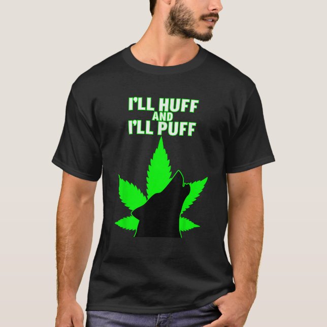 T-shirt Amateurs de loups hurleurs drôle de pots de mauvai (Devant)