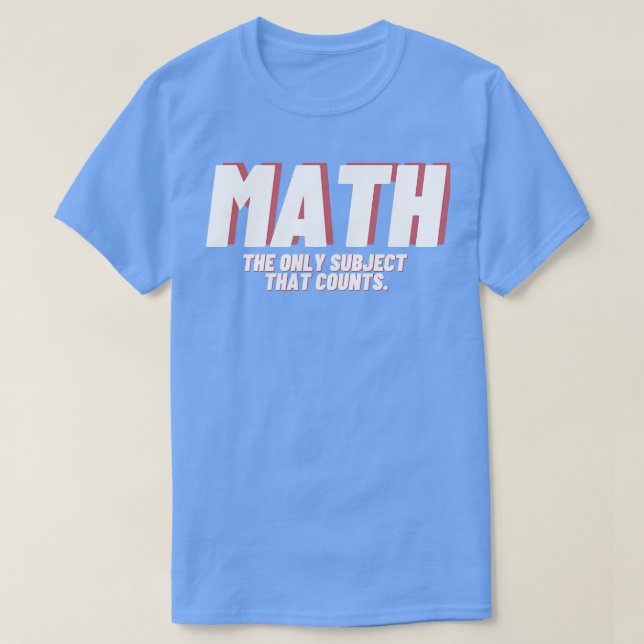 T-shirt Amateurs de mathématiques Math Enseignant drôle (Design devant)