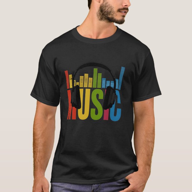 T-shirt Amateurs de musique (Devant)