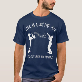 T-shirt Amateurs de musique jazz musiciens jazz musique ci