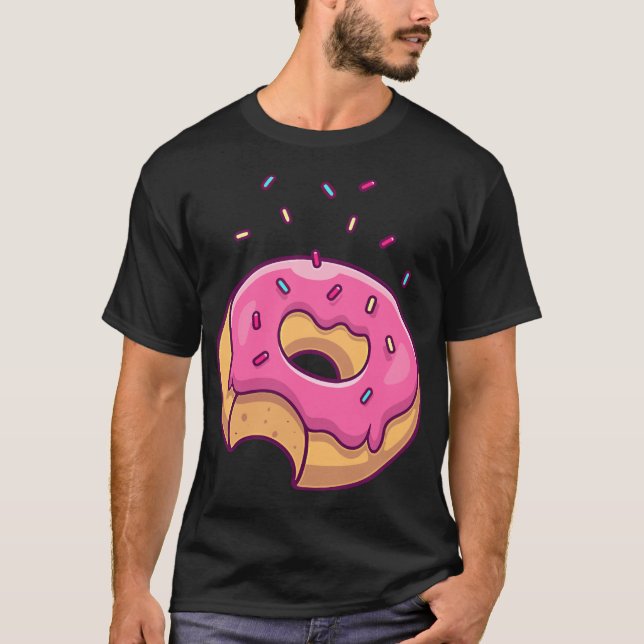 T-shirt Amateurs de noix de muscade de poche rose (Devant)