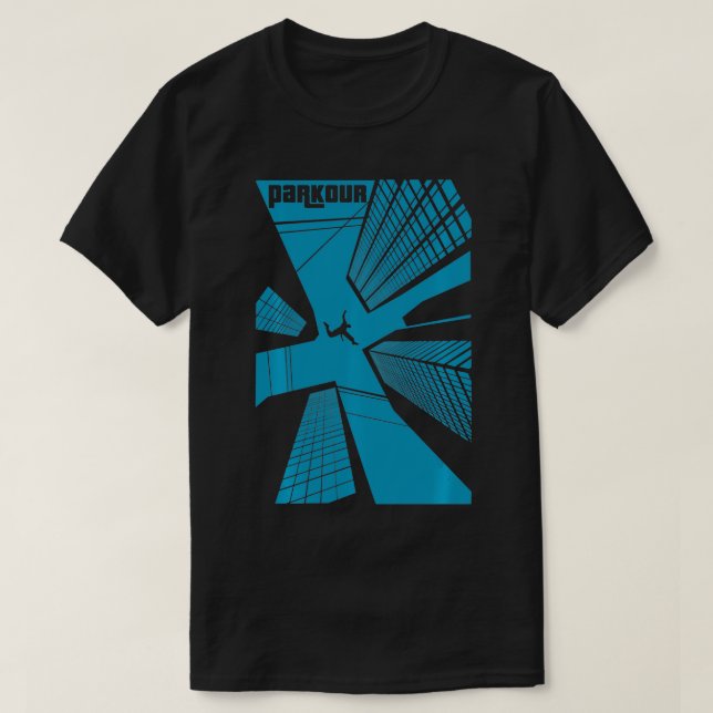T-shirt Amateurs De Parkour Libre Courir Hobby (Design devant)