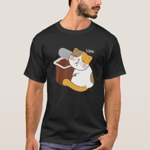 T-shirt Amateurs de pouding Lover Kawaii Chat Chocolat Pud