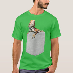 T-shirt Amateurs de reptile cool Fake Pocket Beard Dragon 