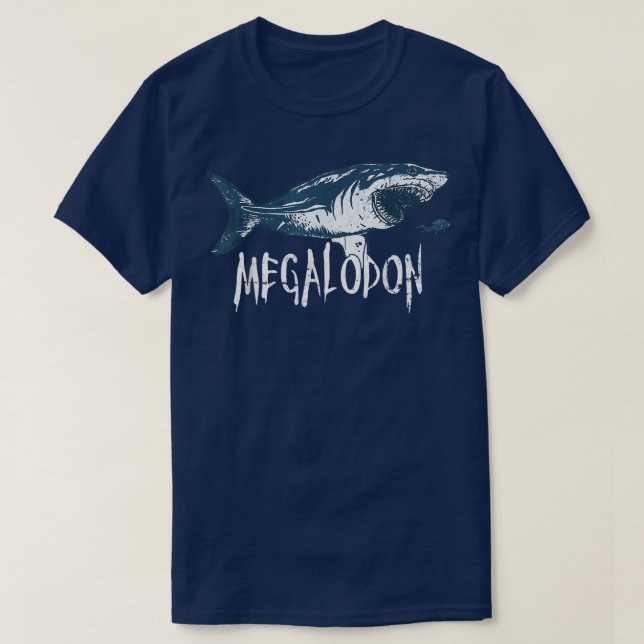 T-shirt Amateurs de requins Megalodon (Design devant)