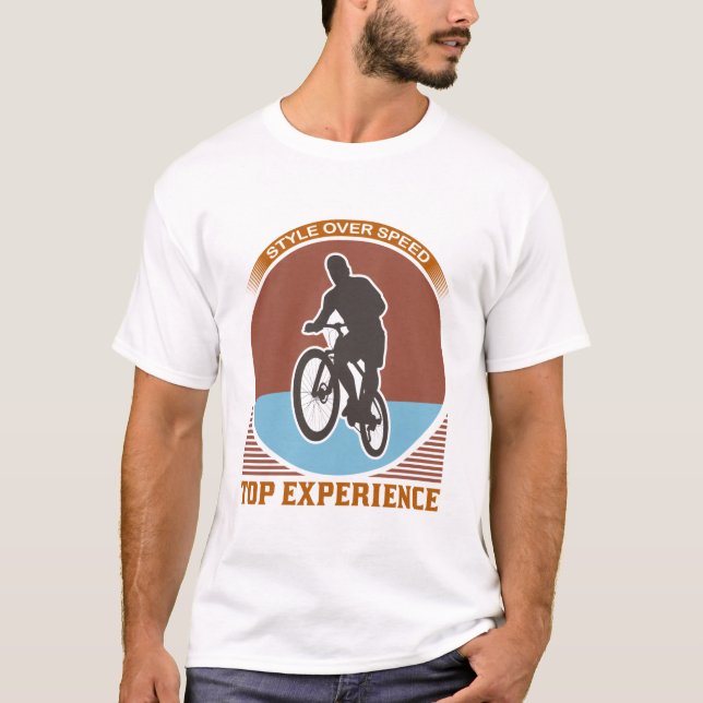 T-shirt Amateurs de vélo - Drôle Amateurs de vélo Citation (Devant)