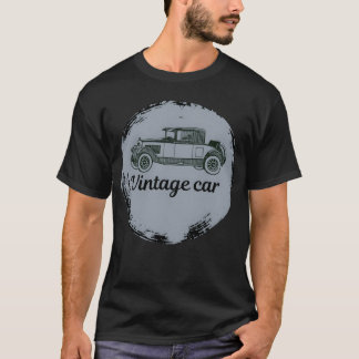 T-shirt Amateurs de voitures anciennes classiques famille 