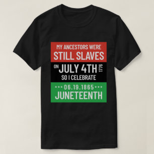 T-shirt Amateurs d'Histoire Noire : conception afro-améri