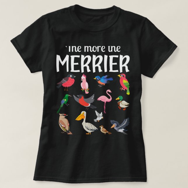 T-shirt Amateurs d'observation des oiseaux Ornithologie de (Design devant)