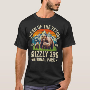 T-shirt Amateurs D'Ours Reine Des Tétons Grizzly 399 Natio