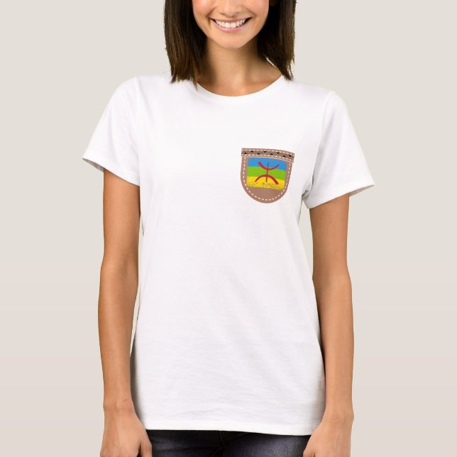 T-shirt Amazigh Kabyle Berber Tattoo symboles tifinagh art (Devant)