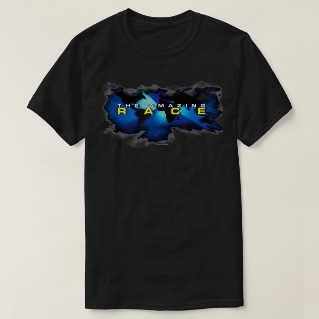 T-shirt Amazing Race Faded Globe  (Design devant)