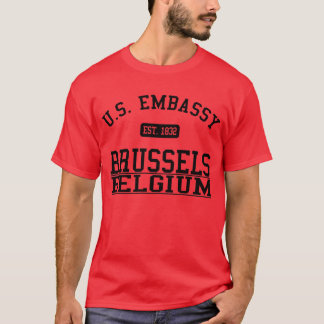 T-shirt Ambassade Bruxelles, royaume de Belgique