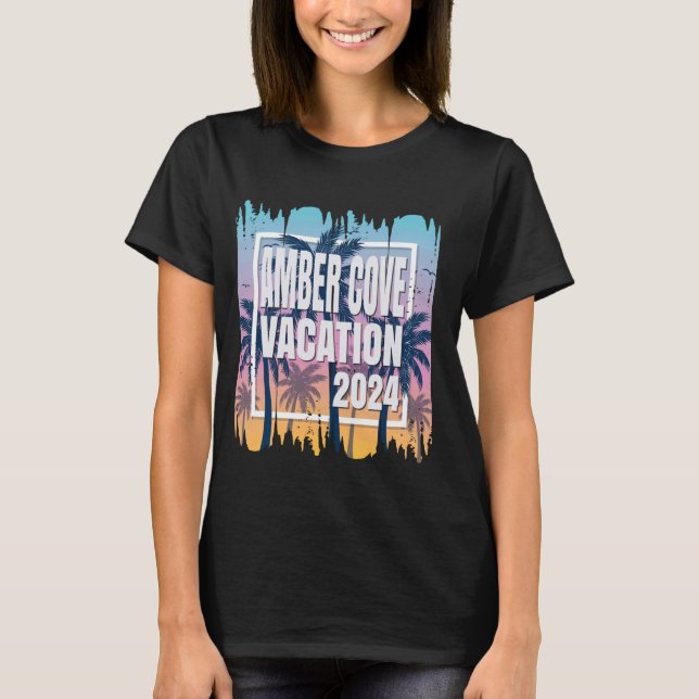 T-shirt Amber Cove République Dominicaine Souvenirs Famill (Devant)