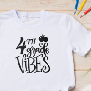T-shirt Ambiance de quatrième année à l'école