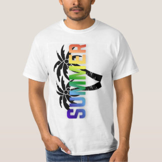 T-shirt ambiance Été Coloré | Typographie vertical
