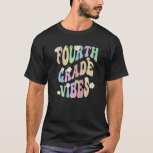 T-shirt Ambiance Groovy 4e année Professeur d'école Quatri