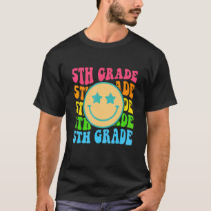 T-shirt Ambiance Groovy Cinquième Année Rétro Enseignants 