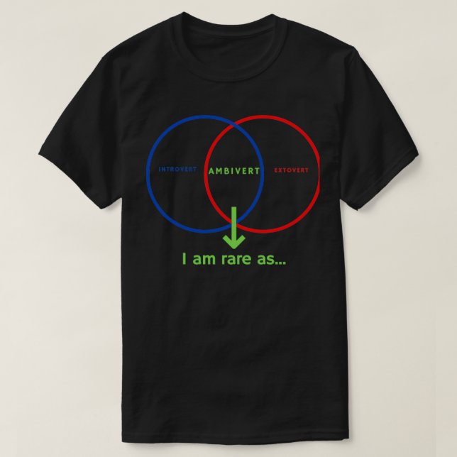 T-shirt Ambivert Design (Design devant)