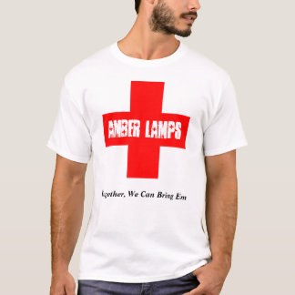 T-shirt ambre de lampes