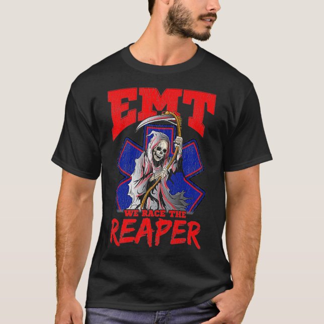 T-shirt Ambulance drôle Premier répondeur AMR EMT Premium (Devant)