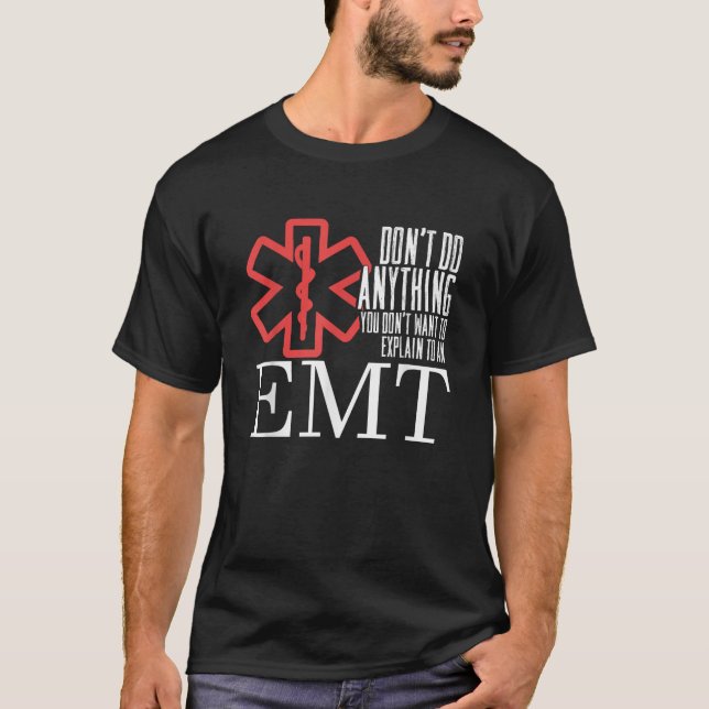 T-shirt Ambulance EMT Ambulance Paramedic (Devant)