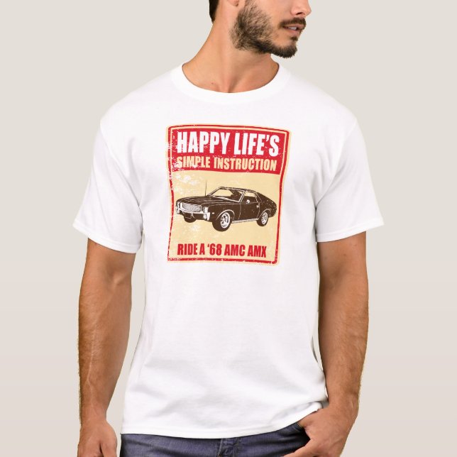 T-SHIRT AMC 1968 AMX (Devant)
