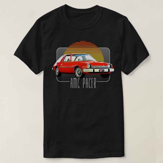 T-shirt AMC Pacer Retro Classic Lover Design (Design devant)