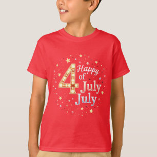 T-shirt Âme américaine : Vibes classiques du 4 juillet