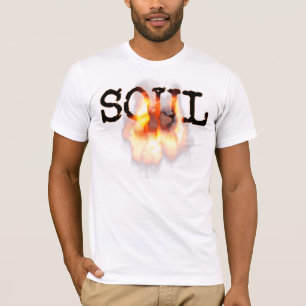 T-shirt ÂME brûlante sur le feu