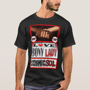 T-shirt Âme cosmique - Madame de bois d'ébène