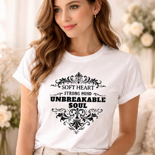 T-shirt Âme Inébranlable Femmes Inspirantes Vintage