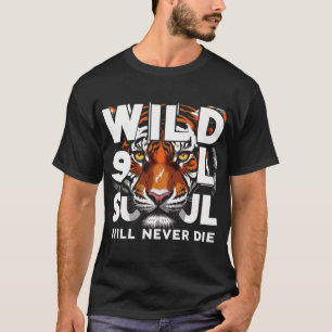 T-shirt "Âme sauvage - Fierce Tiger Eyes Motivational Art"