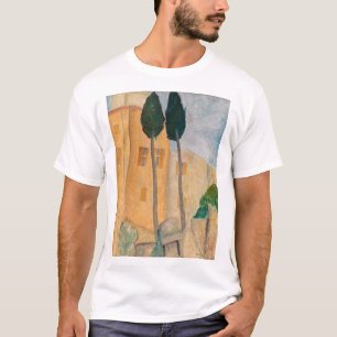 T-shirt Amedeo Modigliani - Cyprès et maisons à Cagnes