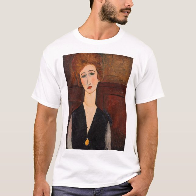 T-shirt Amedeo Modigliani - Portrait d'une femme (Devant)