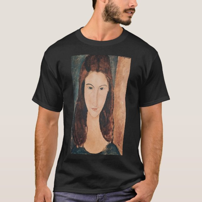 T-shirt Amedeo Modigliani - Portrait D'Une Jeune Fille (Devant)