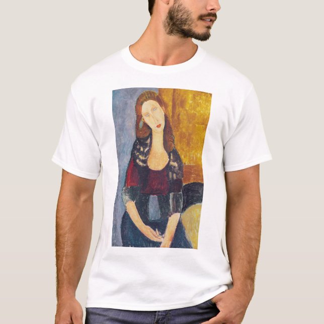 T-shirt Amedeo Modigliani - Portrait Jeanne Hebuterne #2 (Devant)