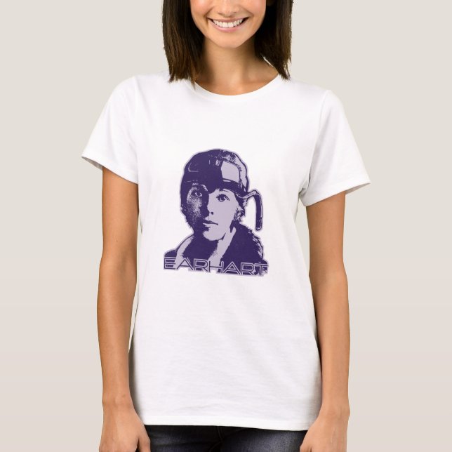 T-shirt Amelia Earhart - 2 (Devant)