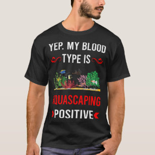 T-shirt Aménagement de type sanguin Aquascaping Paysage aq