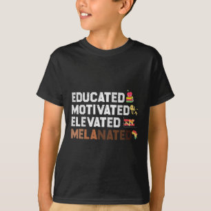 T-shirt Amer Africain Mélané Élevé Et Motivé