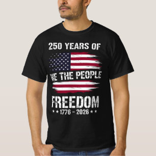 T-shirt America 250 Ans Nous Le Peuple   1776-2026 