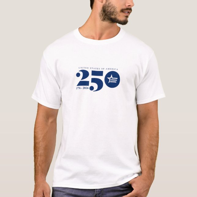 T-shirt America 250 Stars and Stripes (Devant)