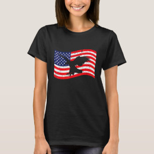 T-shirt America Eagle Drapeau Usa 4 juillet Liberté 1