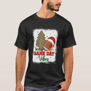 T-shirt America Football Jour Vibes Leopard Football S