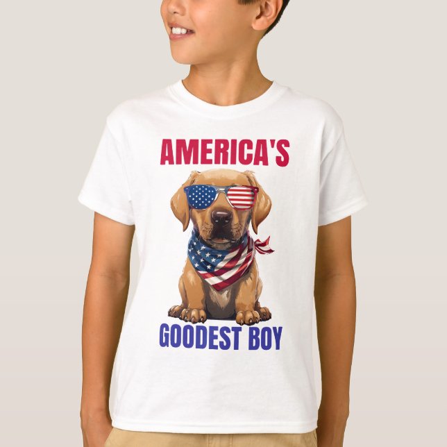 T-shirt America’s Goodest Labrador (Devant)