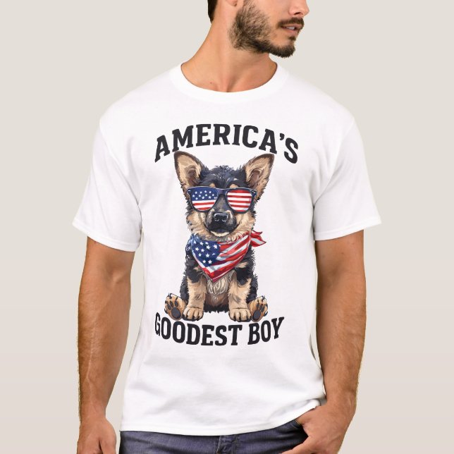 T-shirt America’s Goodest Shepherd (Devant)