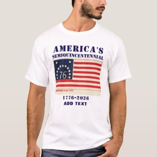 T-shirt America Semiquincentennial USA 250 Bennington Flag