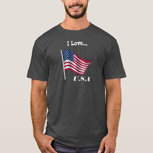 T-shirt américain (Devant)