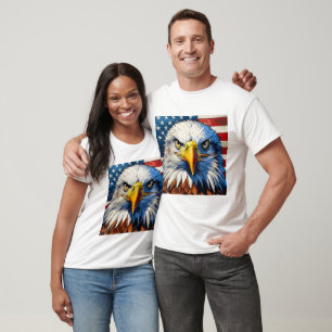 T-shirt américain à l'aigle